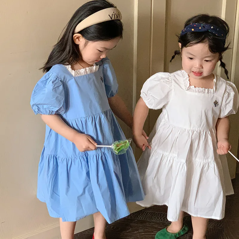 5532C Korean Girls' Embroidered Dresses 2023 Summer New Short-sleeved Sweet Girl's Dress 1-7Year Kid's Princess Dress
5532C Korean Girls' Embroidered Dresses 2023 Summer New Short-sleeved Sweet Girl's Dress 1-7Year Kid's Princess Dress