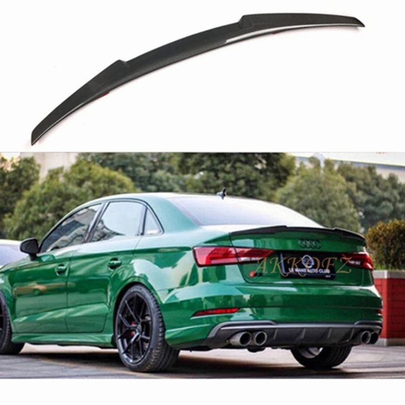 For AUDI A3 S3 RS3 Limousine 8V Sedan 2013-2020 M4 Style Carbon Fiber Rear Spoiler Trunk Wing FRP Forged carbon
For AUDI A3 S3 RS3 Limousine 8V Sedan 2013-2020 M4 Style Carbon Fiber Rear Spoiler Trunk Wing FRP Forged carbon