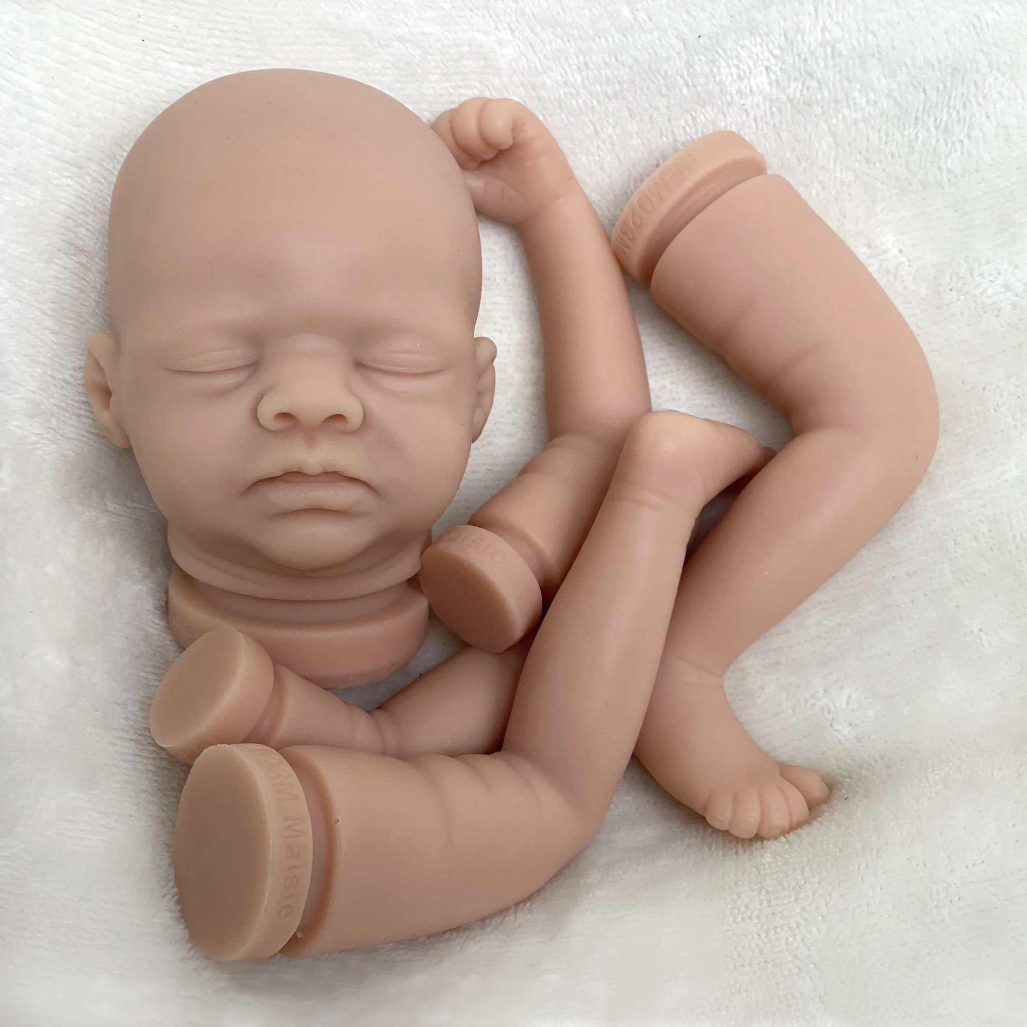 31CM Unpainted Kit Reborn Full Soft Solid Silicone DIY Handmade Reborn Doll Kits Bebê Reborn De Silicone Sólido
31CM Unpainted Kit Reborn Full Soft Solid Silicone DIY Handmade Reborn Doll Kits Bebê Reborn De Silicone Sólido
