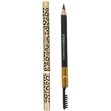 2 Pcs Black Eyeshadow Palette Eyebrow Pencils Brush Double Head Makeup Long Lasting Bamboo Miss