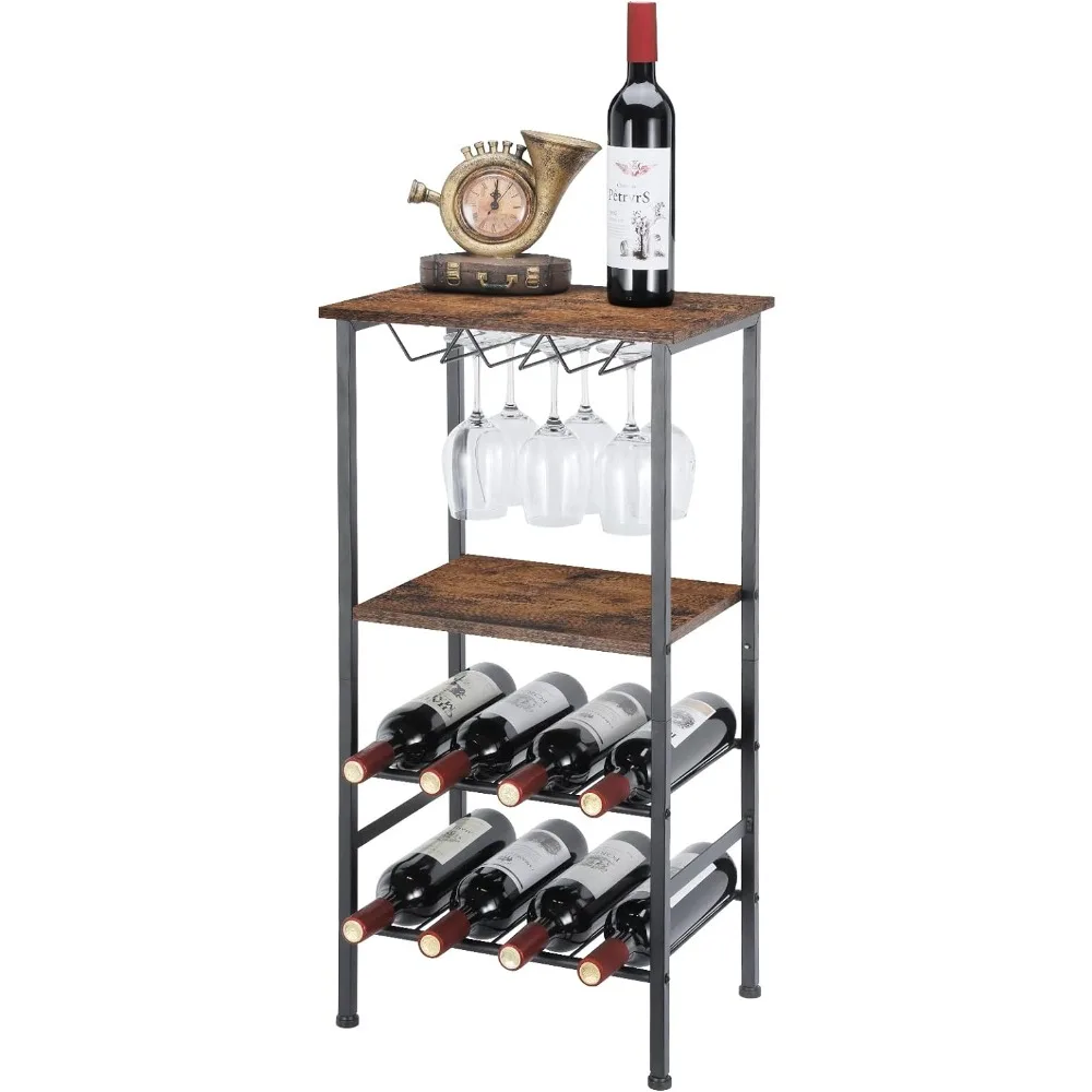 NANANARDOSO FreeStanding Wine Bar Rack, Wine Bar Cabinet with GlassBottle Holder, Wine cabinets with Metal and Wood for Home, Fl
NANANARDOSO FreeStanding Wine Bar Rack, Wine Bar Cabinet with GlassBottle Holder, Wine cabinets with Metal and Wood for Home, Fl
