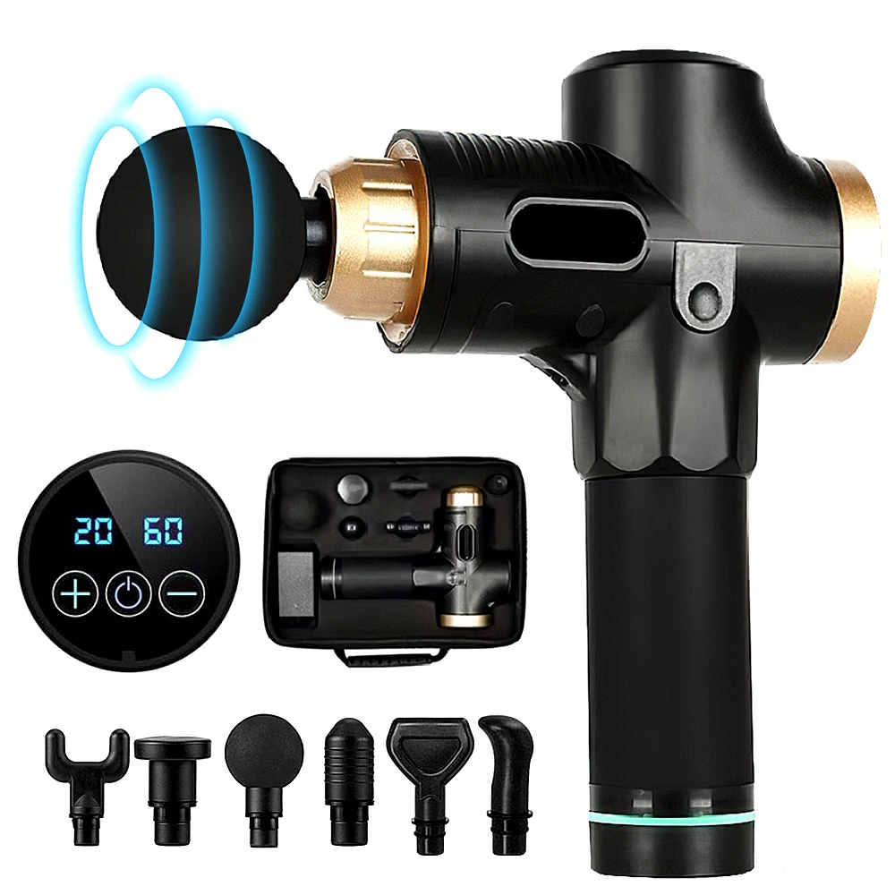 Mini Fascia Gun 20-speed LCD Massage Gun Sport Therapy Muscle Massager Body Relaxation Pain Relief Slimming Shaping Massager
Mini Fascia Gun 20-speed LCD Massage Gun Sport Therapy Muscle Massager Body Relaxation Pain Relief Slimming Shaping Massager