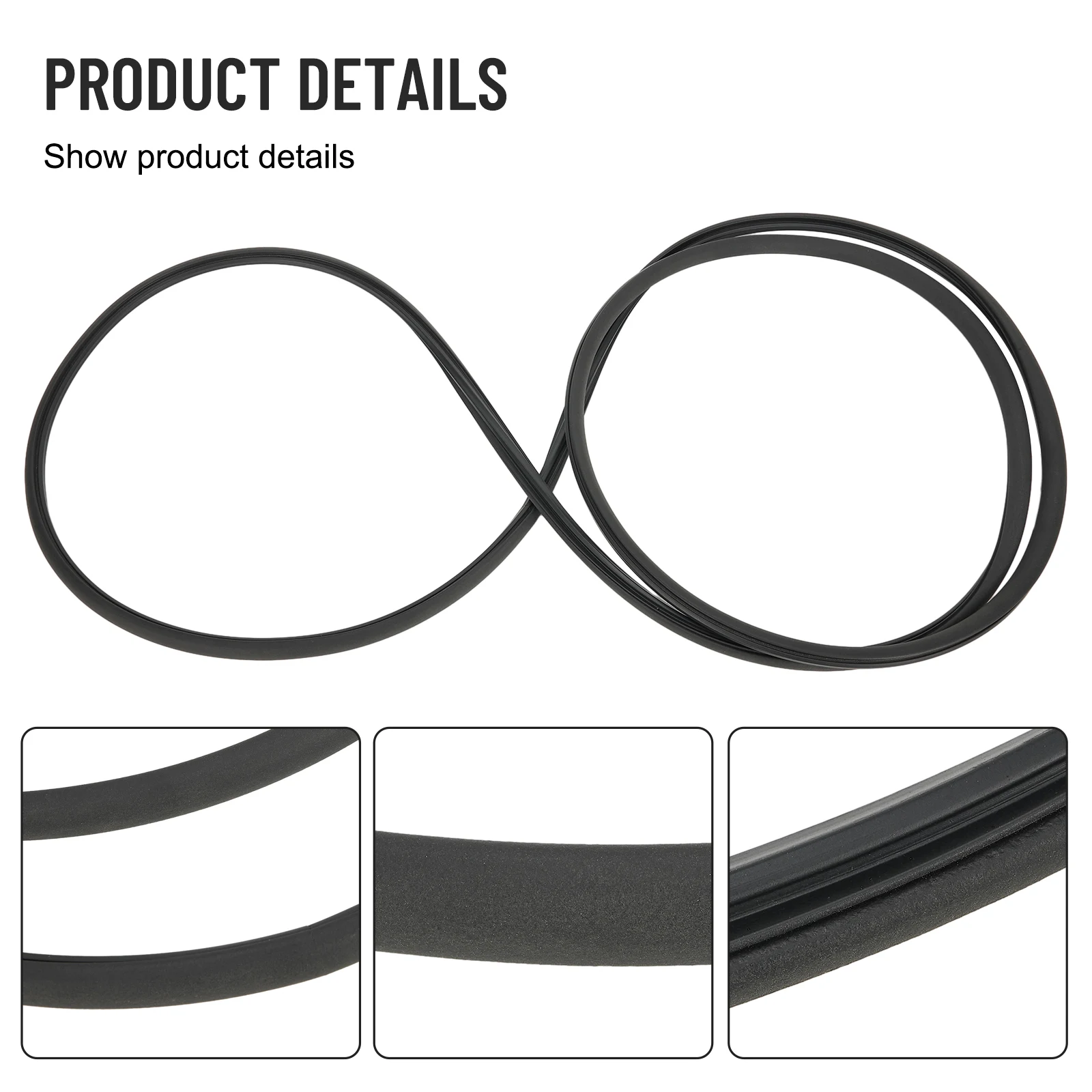 Car Parts Sunroof Glass Seal 31218248 Black Direct Replacement For Volvo C30 S40 S60 S80 V50 Plastic Brand New Car Accessory
Car Parts Sunroof Glass Seal 31218248 Black Direct Replacement For Volvo C30 S40 S60 S80 V50 Plastic Brand New Car Accessory