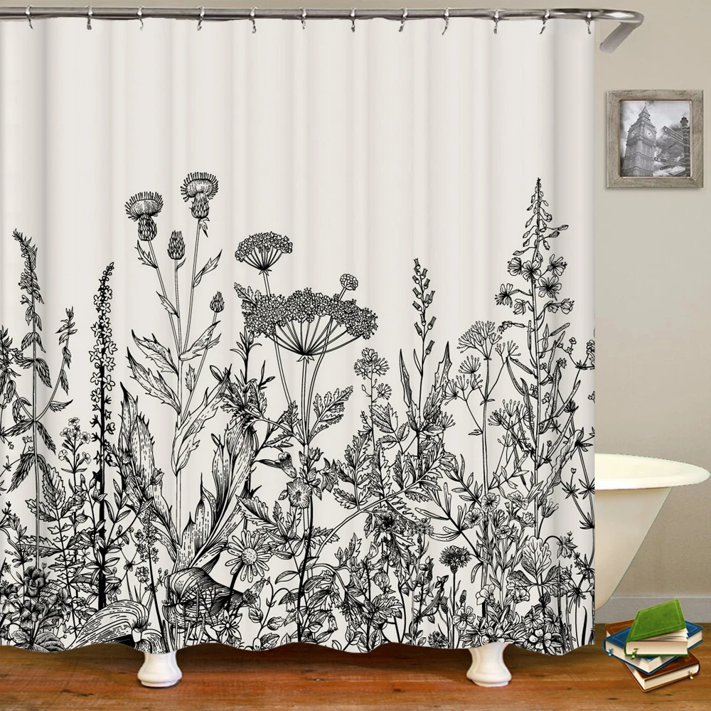 Flowers Plants Leaves Printed Shower Curtain Bathroom Waterproof Shower Curtains for Bathroom Curtain with Hooks Bathroom Access
Flowers Plants Leaves Printed Shower Curtain Bathroom Waterproof Shower Curtains for Bathroom Curtain with Hooks Bathroom Access