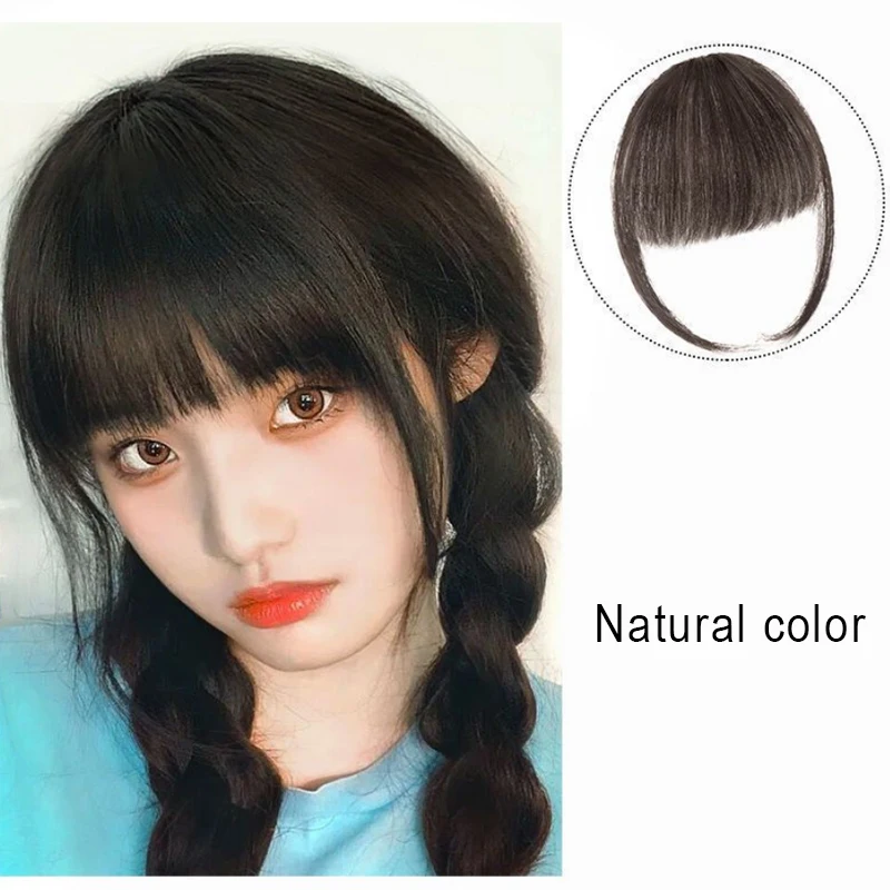 Women Wig Real Human Hair Bangs Fringe Hair Piece Natural Black Light Brown High elastic BB Clip In Hair Extensions
Women Wig Real Human Hair Bangs Fringe Hair Piece Natural Black Light Brown High elastic BB Clip In Hair Extensions