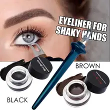 Easy Use Eyeliner Guide Tool Reusable Silicone Eyeliner Brush With 2pcs Gel Eyeliner for Beginer Makeup Eye Helper
Easy Use Eyeliner Guide Tool Reusable Silicone Eyeliner Brush With 2pcs Gel Eyeliner for Beginer Makeup Eye Helper
