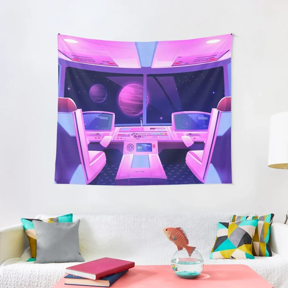 Synthwave Space: spaceship cockpit Tapestry Decorations For Room Room Decoration Aesthetic Carpet Wall Tapestry
Synthwave Space: spaceship cockpit Tapestry Decorations For Room Room Decoration Aesthetic Carpet Wall Tapestry