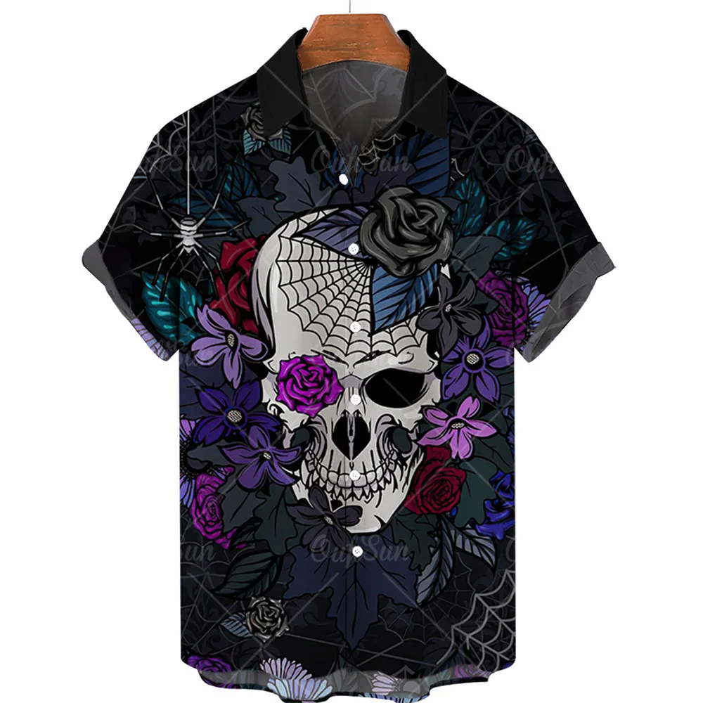2023 Oversize Hawaii Men's Clothing Skull Fashion Korean Streetwear Economic Blouses with Free Shipping Flowered Shirts for Men
2023 Oversize Hawaii Men's Clothing Skull Fashion Korean Streetwear Economic Blouses with Free Shipping Flowered Shirts for Men