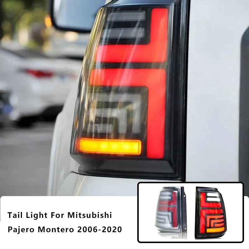 Car LED Tail Light Assembly For Mitsubishi Pajero Montero 2006-2020 Rear Running+Brake+Reverse+Dynamic Turn Signal Taillight
Car LED Tail Light Assembly For Mitsubishi Pajero Montero 2006-2020 Rear Running+Brake+Reverse+Dynamic Turn Signal Taillight