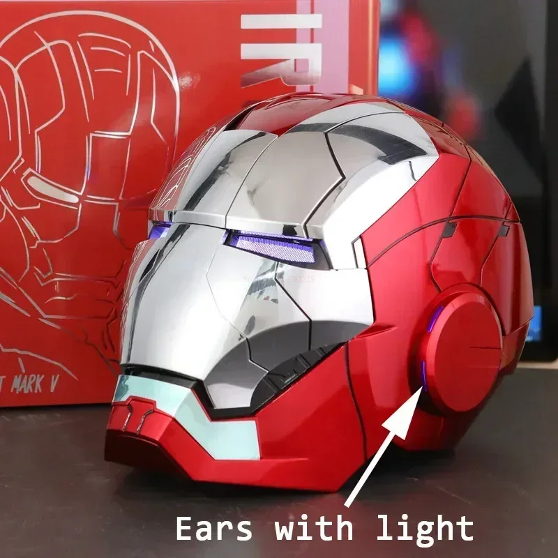 

Kawaii 2024 4piece Mk5 Helmet Electric Voice Activated Control Wearable Mask Children Xmas Funny Gift