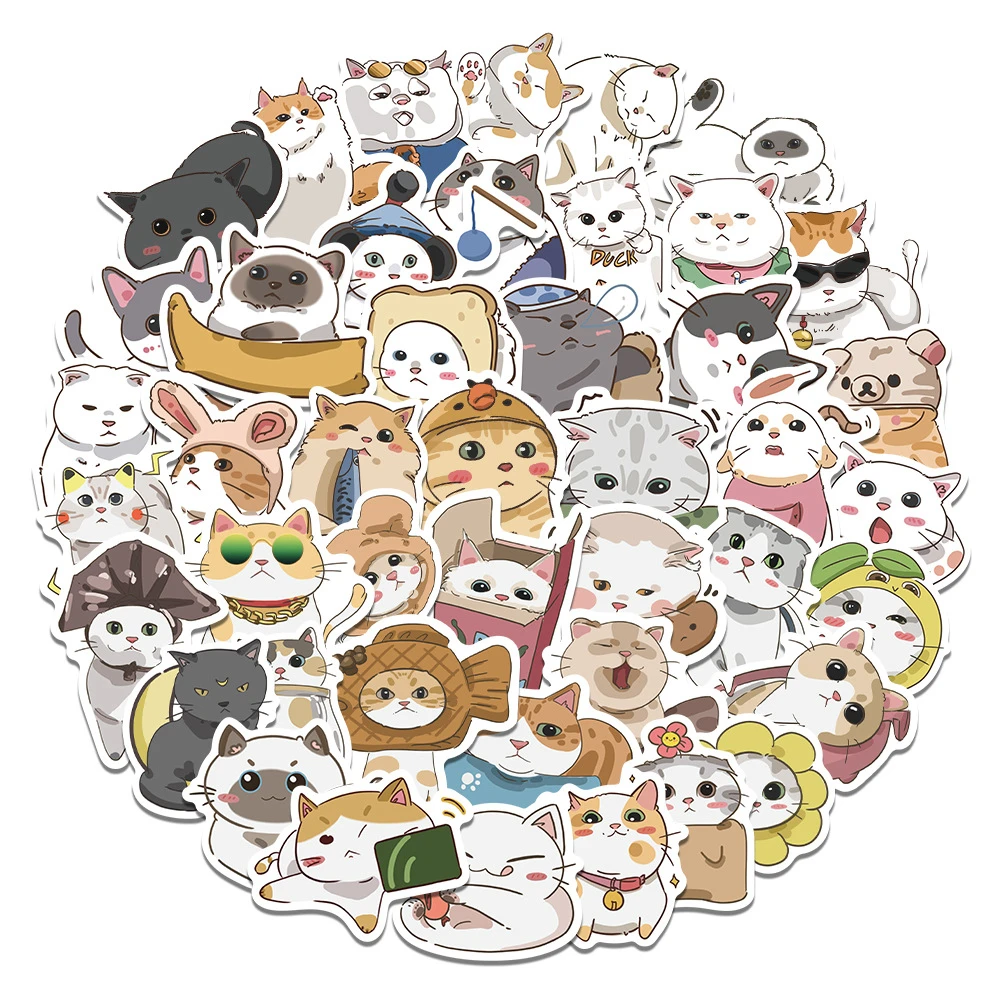 10/30/50PCS Cartoon Cute Hand-painted Kitten Creative Doodle Sticker Bike Skateboard Car Helmet Laptop Computer Wholesale
10/30/50PCS Cartoon Cute Hand-painted Kitten Creative Doodle Sticker Bike Skateboard Car Helmet Laptop Computer Wholesale