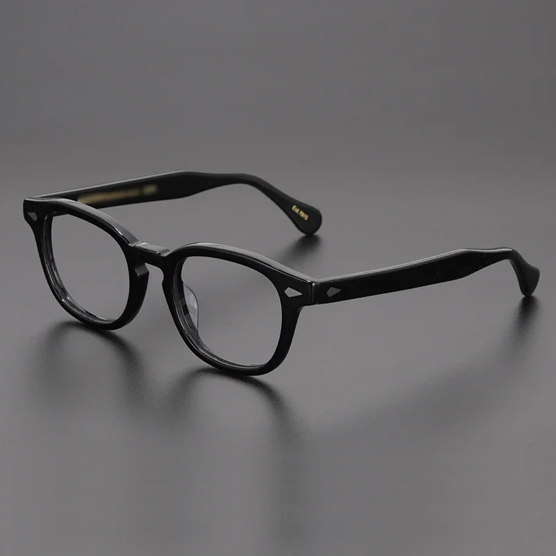 

Round Retro Acetate Glasses Frame Men Eyewear High Quality Luxury Designer Brand Myopia Reading Women Prescription Eyeglasses
