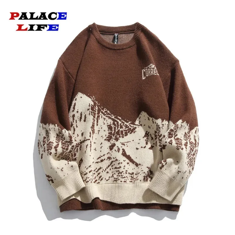 Vintage Knit Sweater Men's O-Neck Loose Japanese Street Casual Embroidery Pullover Couple Jumpers Ropa De Hombre Unisex Sweaters
Vintage Knit Sweater Men's O-Neck Loose Japanese Street Casual Embroidery Pullover Couple Jumpers Ropa De Hombre Unisex Sweaters