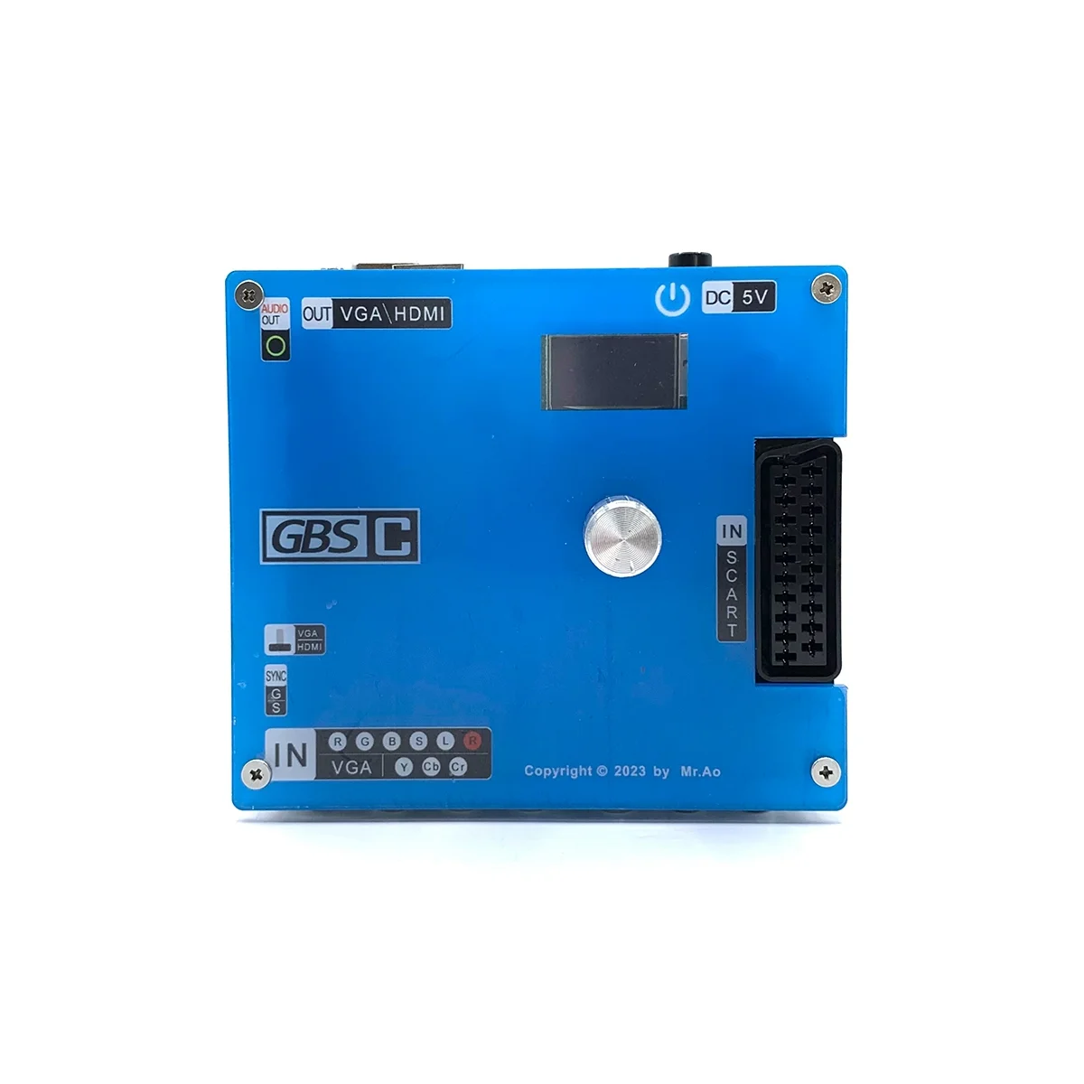 GBSC Converter GBS Control Game Video Transcoder GBSC RGBS VGA Scart Ypbpr Signal to VGA HD Upscalers
GBSC Converter GBS Control Game Video Transcoder GBSC RGBS VGA Scart Ypbpr Signal to VGA HD Upscalers
