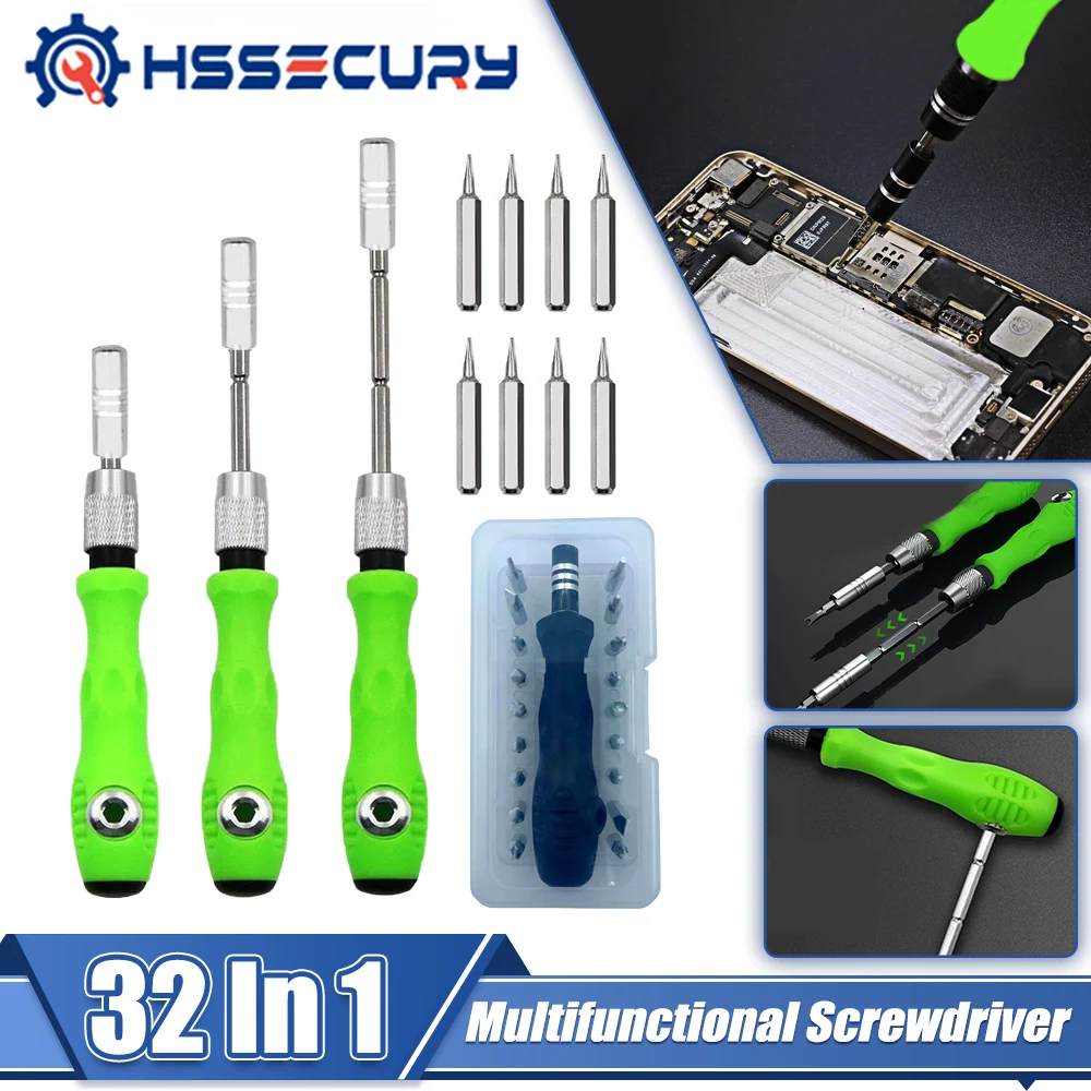 18/32 In1 Multifunctional Screwdriver Set Precision Mini Magnetic Screwdriver Bits Kit Phone Mobile IPad Camera Maintenance Tool
18/32 In1 Multifunctional Screwdriver Set Precision Mini Magnetic Screwdriver Bits Kit Phone Mobile IPad Camera Maintenance Tool