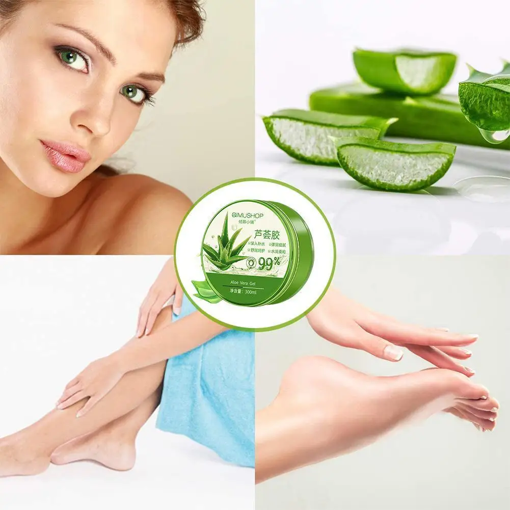 

Effective Aloe Vera Gel Moisturizing Reduce Fire Acne Relieve Itching Pain Repair Sunburn Hydrating Soothing Gel Skin Care