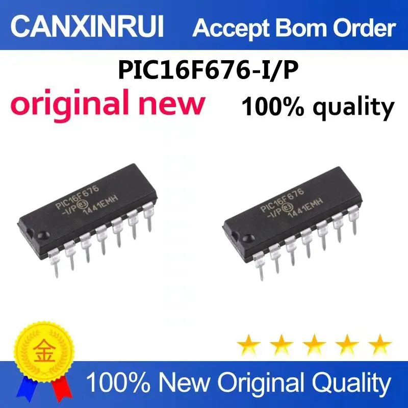 New single-chip microcomputer PIC16F676-I/P PIC16F676 direct plug-in DIP14 quality assurance direct shooting
New single-chip microcomputer PIC16F676-I/P PIC16F676 direct plug-in DIP14 quality assurance direct shooting