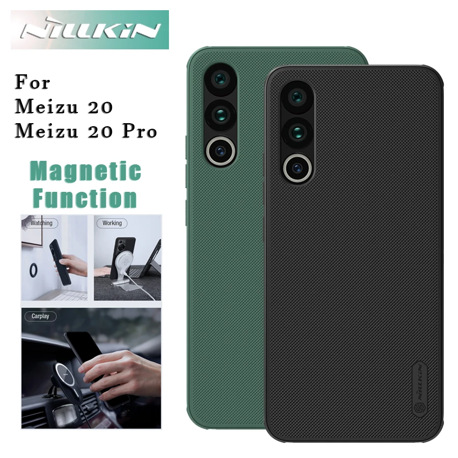 

Для Meizu 20 Pro чехол Nillkin Магнитный Супер Матовый экран Pro Чехол PC + защитная задняя крышка из ТПУ для Meizu 20 Pro