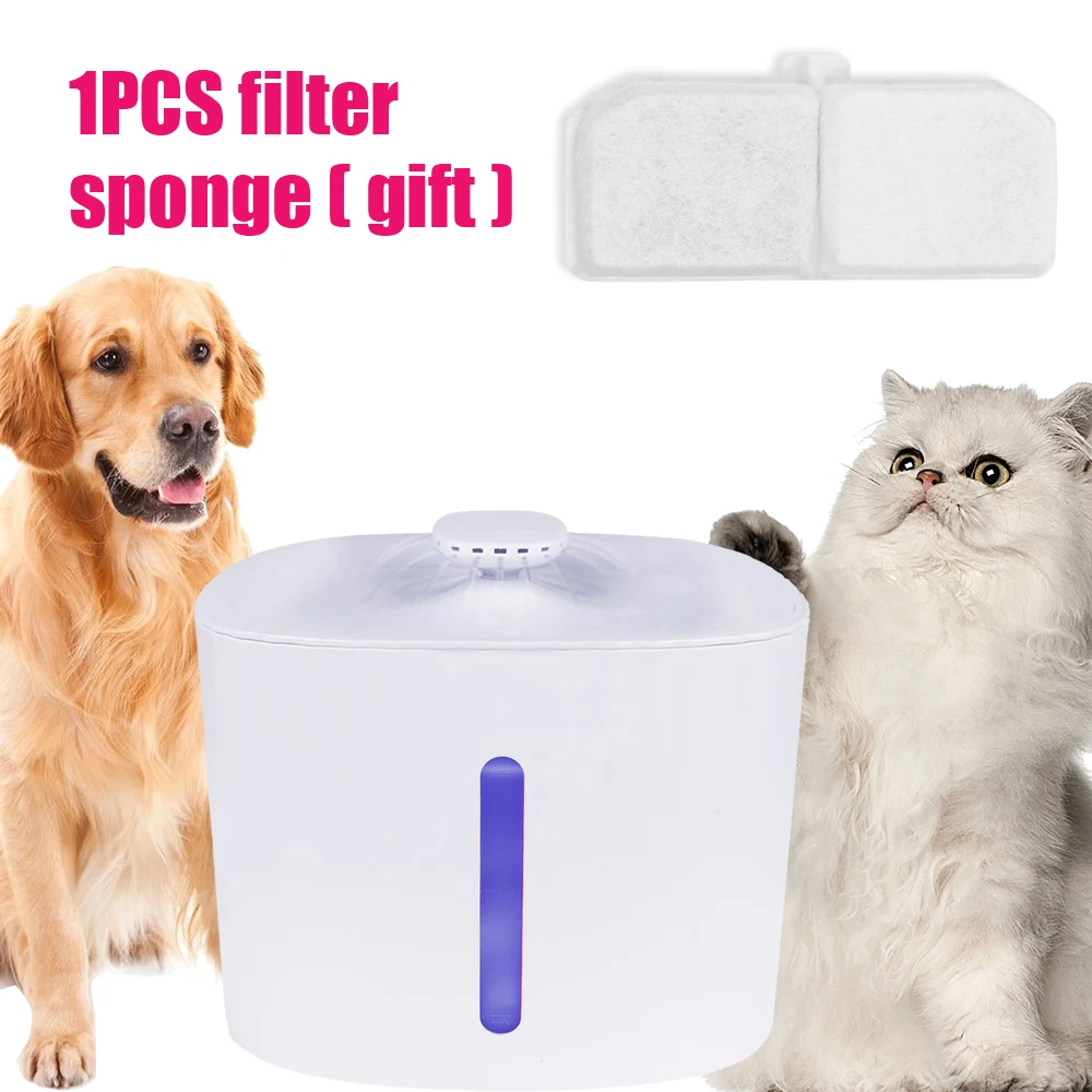 

Бесшумная поилка для кошек и собак, дозатор воды для кошек, 3 л, USB, автоматический питьевой фонтан, умная поилка для домашних животных