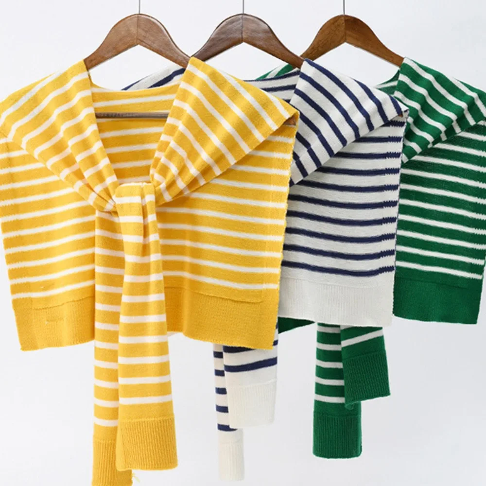 Clothes Decoration For Men For Women Blouse Shoulder Wool Korean Style Scarves Knitted Shawl Stripes Wraps Female Wool Scarf DIY
Clothes Decoration For Men For Women Blouse Shoulder Wool Korean Style Scarves Knitted Shawl Stripes Wraps Female Wool Scarf DIY