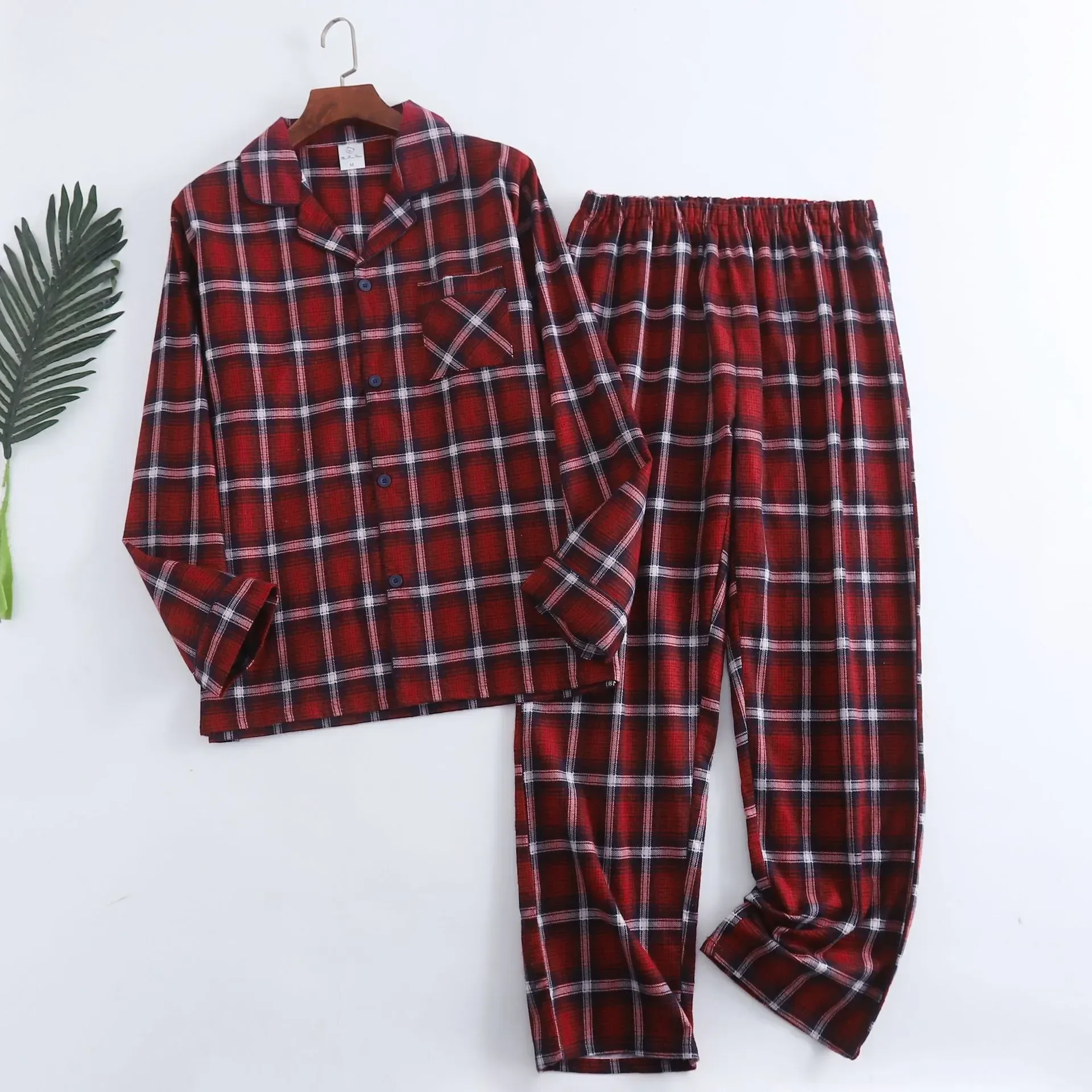for Flannel Winter Men Trousers Design Sleepwear Sets Long-sleeved Colors Cotton And Autumn Homewear Plaid Warm Pajamas Multi
for Flannel Winter Men Trousers Design Sleepwear Sets Long-sleeved Colors Cotton And Autumn Homewear Plaid Warm Pajamas Multi