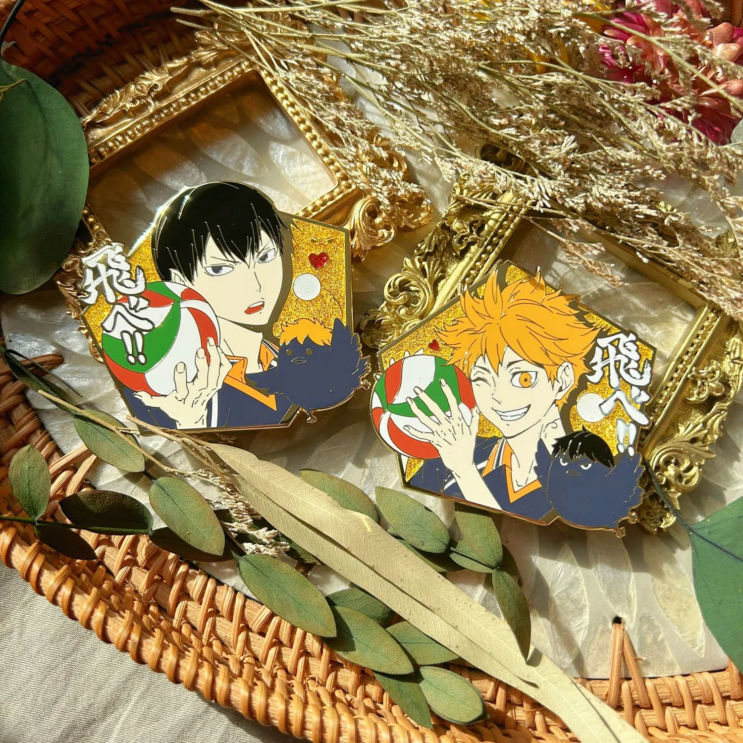 Anime Haikyuu!! Cosplay Metal Badge Tobio Kageyama Hinata Shoyo Kuroo Tetsurou Kotaro Bokuto Brooch Pins Collection Gifts
Anime Haikyuu!! Cosplay Metal Badge Tobio Kageyama Hinata Shoyo Kuroo Tetsurou Kotaro Bokuto Brooch Pins Collection Gifts