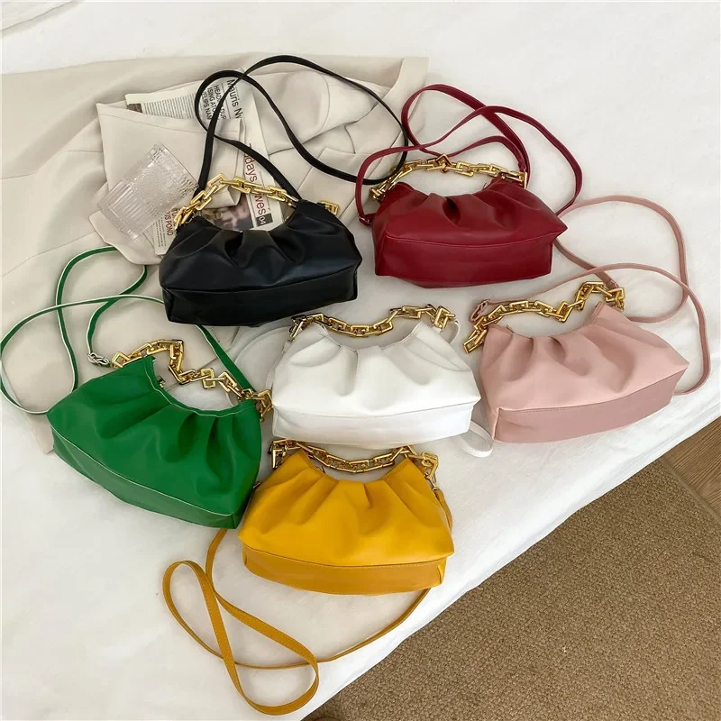 

Fashion Chain Bags Handbags Joker Inclined Shoulder Bag Fold Bales Clouds Women Handbags Designer Bag Cosmetic Bag Luxury Brand
