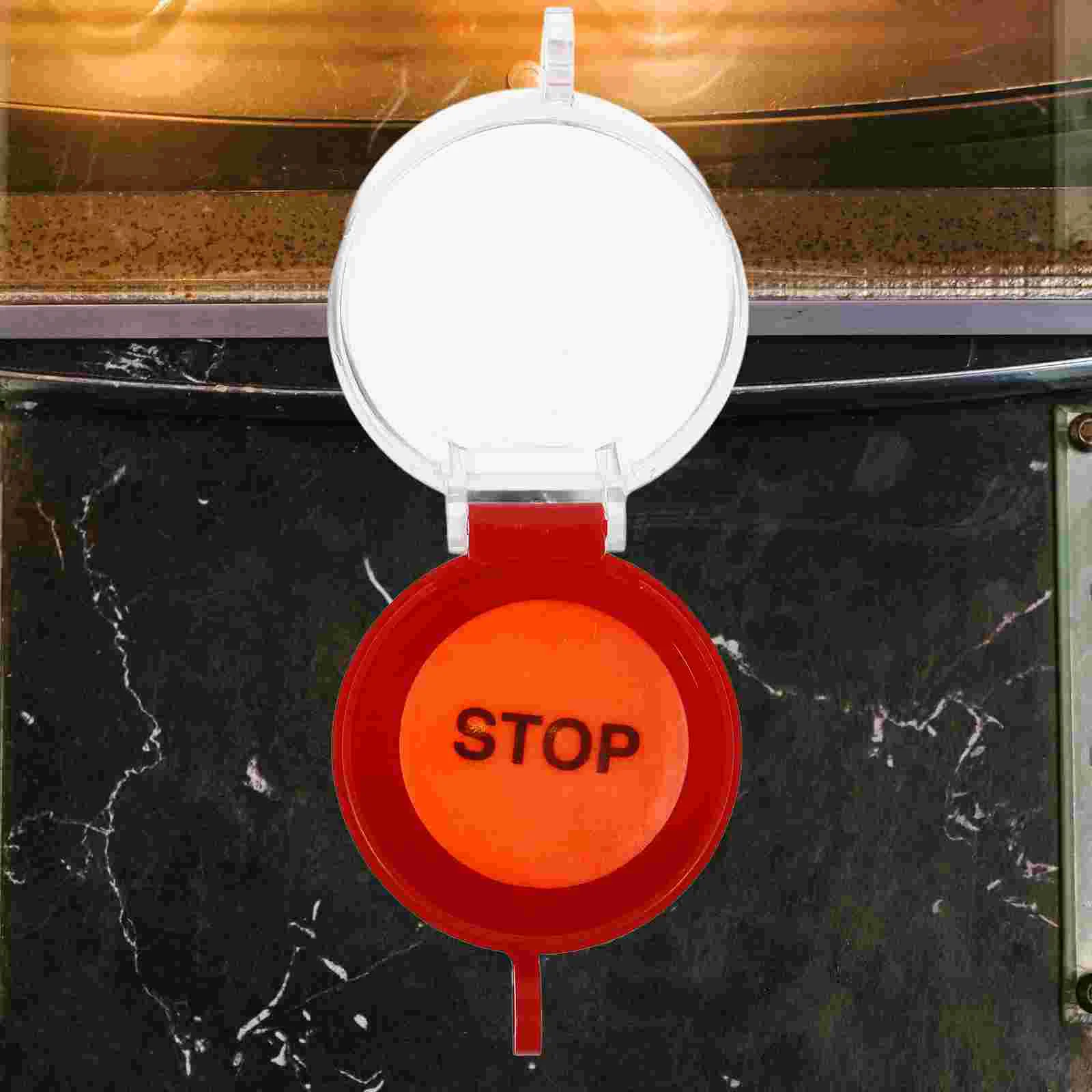 4 Pcs Button Switch Protective Cover Transparent Covers Bathroom Stop Emergency Protector Safety Mask
4 Pcs Button Switch Protective Cover Transparent Covers Bathroom Stop Emergency Protector Safety Mask