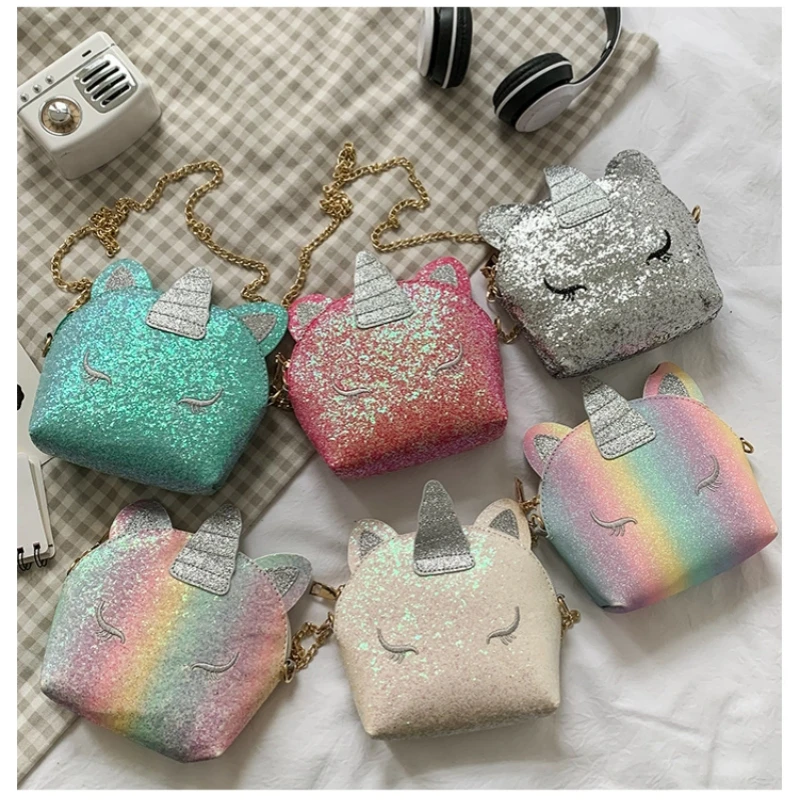 Sequin Unicorn Bag New Fashion Children's Cute and Cute Shoulder Bag Baby Cartoon Change Bag Trend
Sequin Unicorn Bag New Fashion Children's Cute and Cute Shoulder Bag Baby Cartoon Change Bag Trend