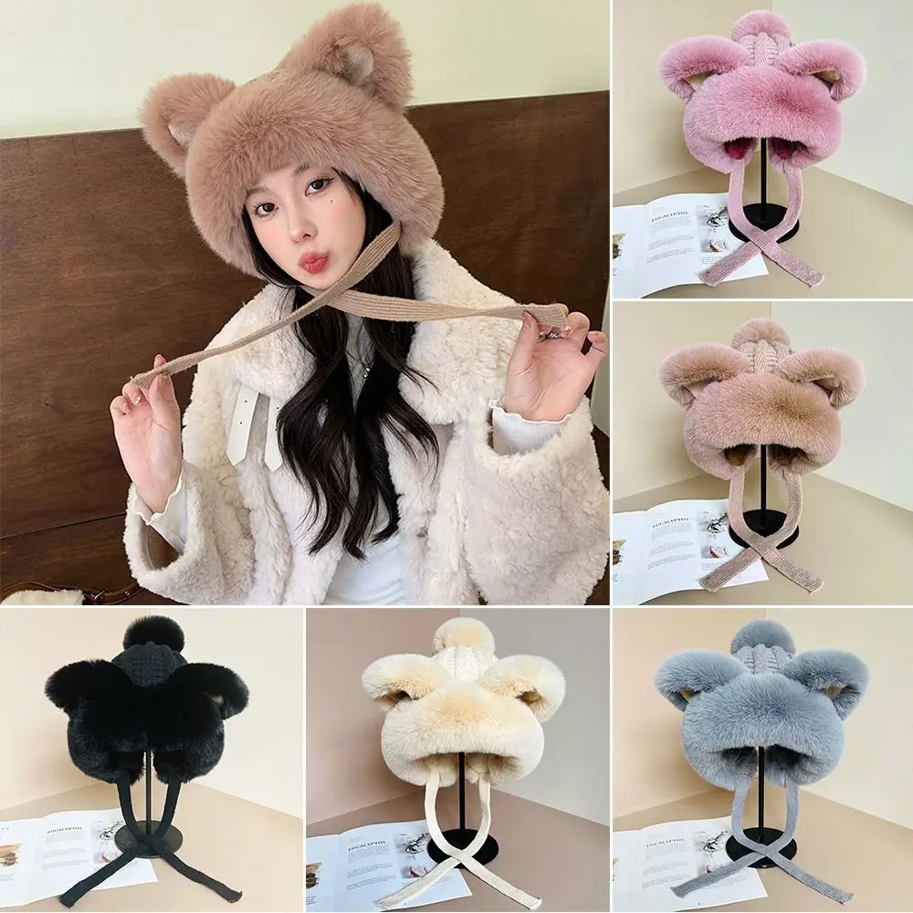 Cold-proof Faux Fur Beanies Hat Snowproof Winter Warm Thicken Pom Pom Ball Hats Furry Caps Women Accessories
Cold-proof Faux Fur Beanies Hat Snowproof Winter Warm Thicken Pom Pom Ball Hats Furry Caps Women Accessories