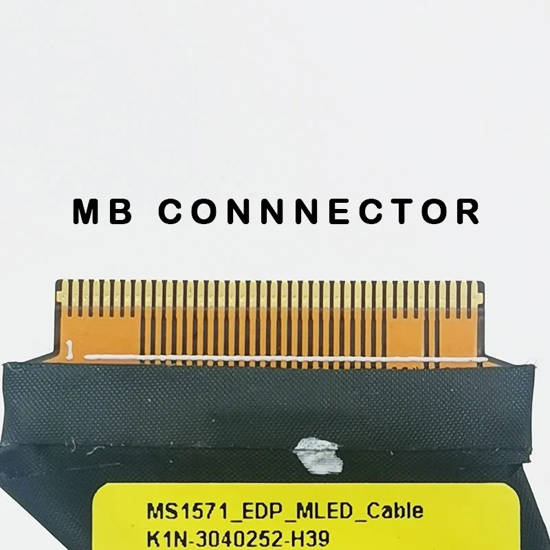 New LCD Screen Video display cable for MSI Creator Z16 A11UET MS-1571 MS1571 EDP MLED CABLE K1N-3040253-H39 K1N-3040252-H39 New LCD Screen Video display cable for MSI Creator Z16 A11UET MS-1571 MS1571 EDP MLED CABLE K1N-3040253-H39 K1N-3040252-H39