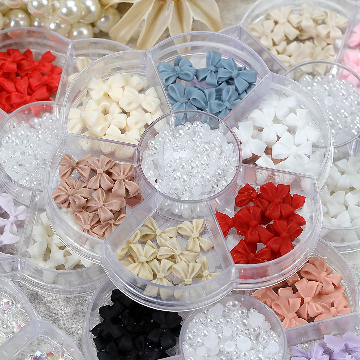 60 шт., 3D Лук для ногтей 
60 шт., 3D Лук для ногтей