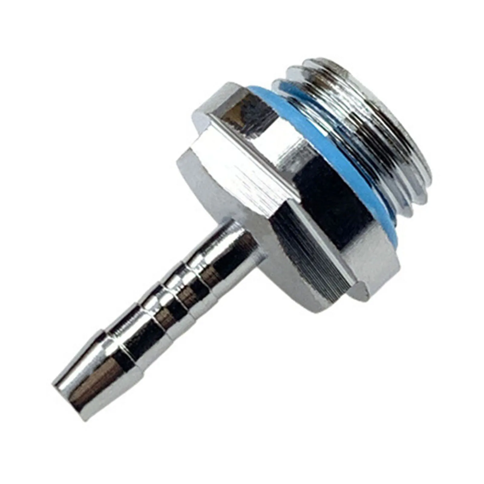 

Barb Connector Hose Pagoda Fitting Inside Chamfer Silver Waterproof Wrench Hex Brass Chrome Plated G1/4 Thread