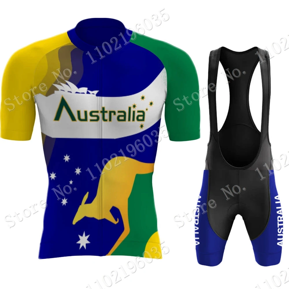 Комплект одежды Maillot 2023 из Джерси для велоспорта национальной сборной Австралии, Мужская одежда для велоспорта, рубашка для шоссейного велосипеда, костюм, велосипедные шорты с нагрудником, одежда для горного велосипеда
Комплект одежды Maillot 2023 из Джерси для велоспорта национальной сборной Австралии, Мужская одежда для велоспорта, рубашка для шоссейного велосипеда, костюм, велосипедные шорты с нагрудником, одежда для горного велосипеда