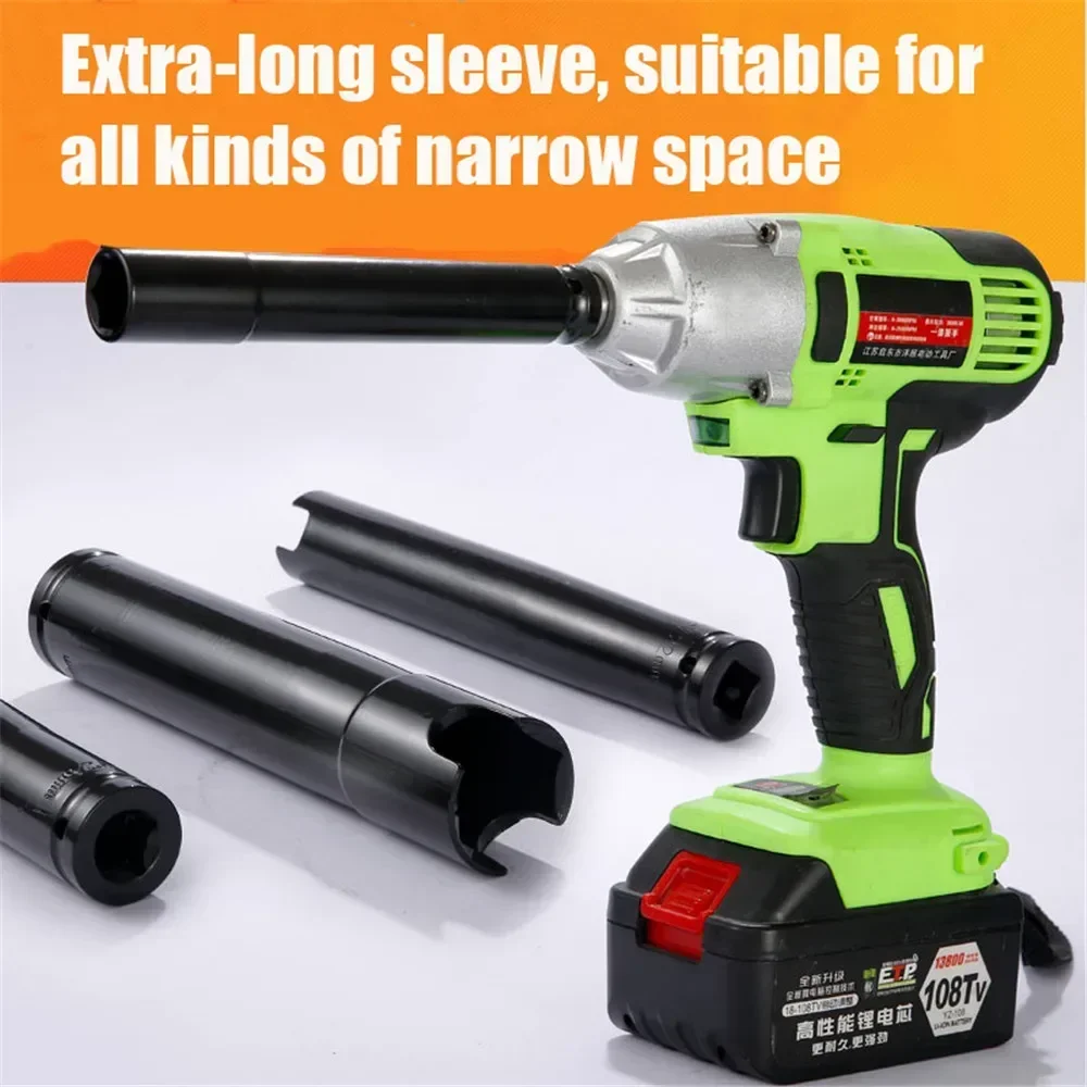 Wrench Socket Head Electric Impact Hex Wrench Socket Special Tool 150/200/300mm Deep Impact Hex 1/2" Drive Adapter Overlength
Wrench Socket Head Electric Impact Hex Wrench Socket Special Tool 150/200/300mm Deep Impact Hex 1/2" Drive Adapter Overlength