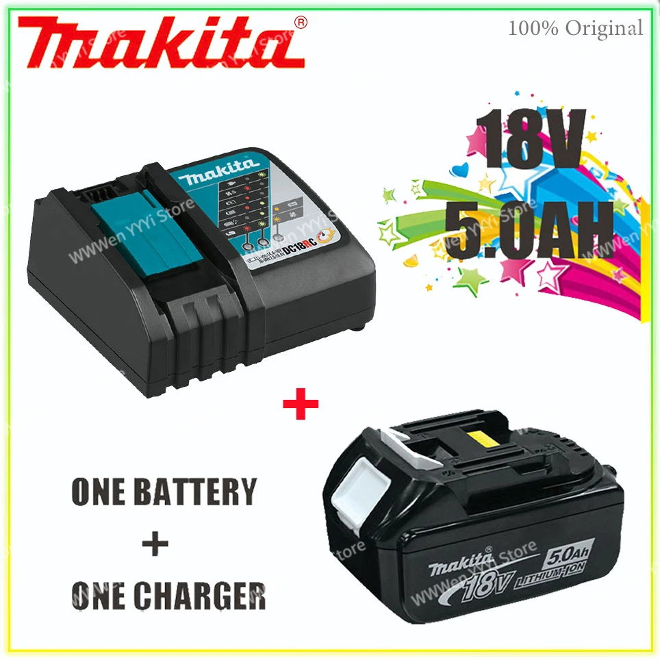 Original Makita 18V 5000mAh With LED lithium ion replacement LXT BL1860B BL1860 BL1850 Makita rechargeable power tool battery
Original Makita 18V 5000mAh With LED lithium ion replacement LXT BL1860B BL1860 BL1850 Makita rechargeable power tool battery