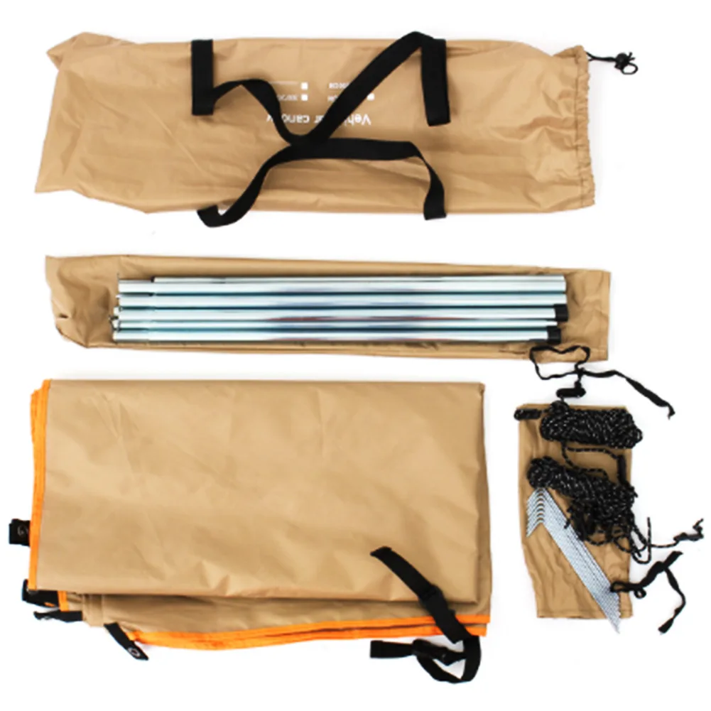 Outdoor Sun Canopy Awning Sunshade 210D Polyester For Transporters Khaki Universal Waterproof Auto Accessories
Outdoor Sun Canopy Awning Sunshade 210D Polyester For Transporters Khaki Universal Waterproof Auto Accessories