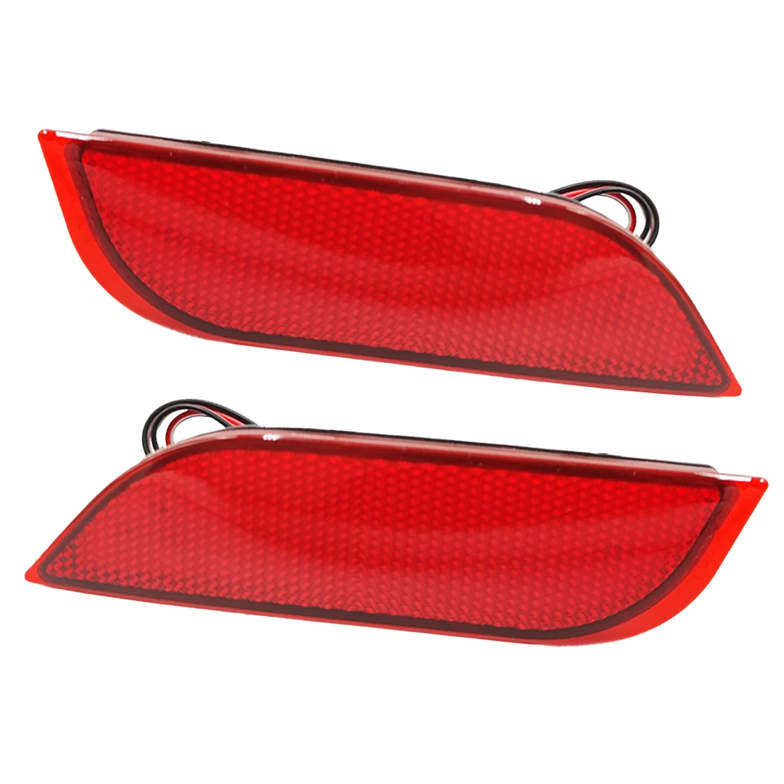 

12V 1 Pair Red Lens Rear Bumper LED Reflector Light Fit For Subaru Impreza WRX Legacy Exiga Levorg XV Crosstrek
