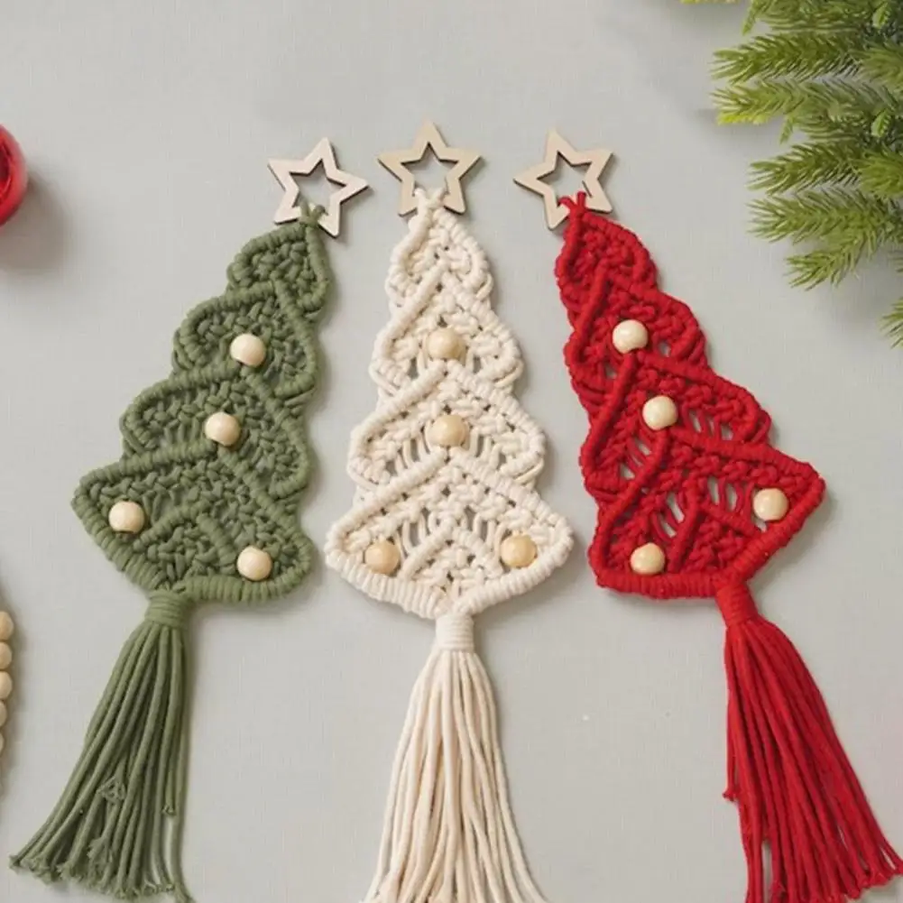 Bohemian Christmas Tree Decor Handmade Christmas Tree Decorations Wooden Star Bead Wall Hangings Cotton Rope Tapestry Diy Kit
Bohemian Christmas Tree Decor Handmade Christmas Tree Decorations Wooden Star Bead Wall Hangings Cotton Rope Tapestry Diy Kit