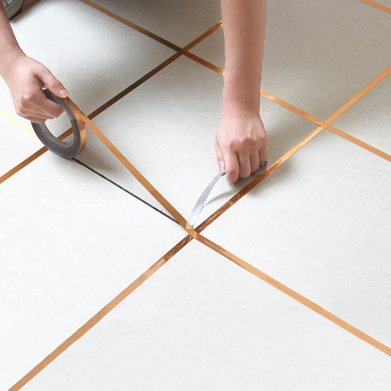 Ceramic Tile Gap Tape 20m Roll Mildewproof Decor Gold Silver Black Self Adhesive Wall Tile Floor Sticker Home Decorations
Ceramic Tile Gap Tape 20m Roll Mildewproof Decor Gold Silver Black Self Adhesive Wall Tile Floor Sticker Home Decorations