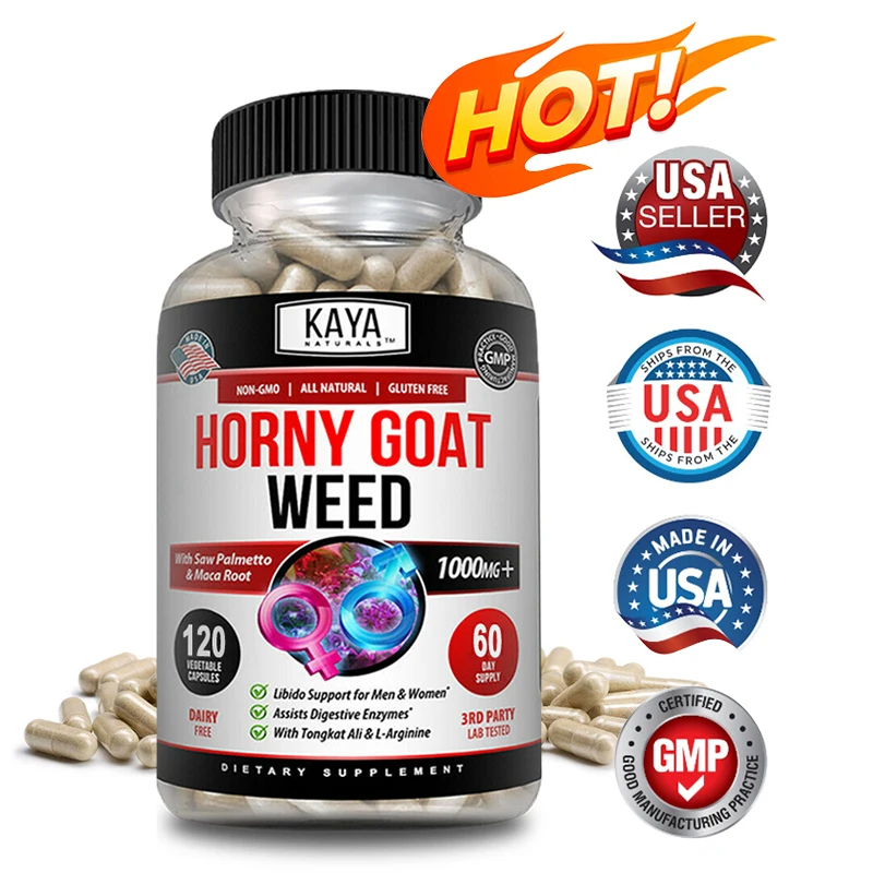 Horny Goat Weed Extract - Super Powerful Complex with Tongkat Ali, Ginseng Boosting Supplement
Horny Goat Weed Extract - Super Powerful Complex with Tongkat Ali, Ginseng Boosting Supplement