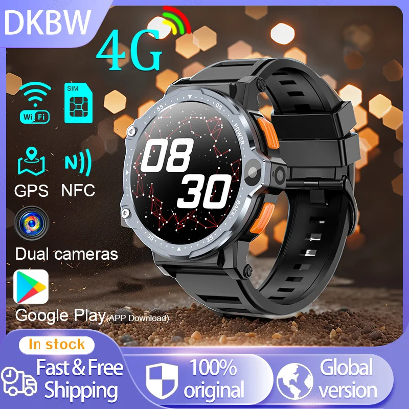 

Смарт-часы с поддержкой SIM-карты, 4G сеть и Wi-Fi, две камеры, BT звонки, 4 Гб ОЗУ, 64 Гб ПЗУ, аккумулятор 800 мАч, GPS, умные часы Android
