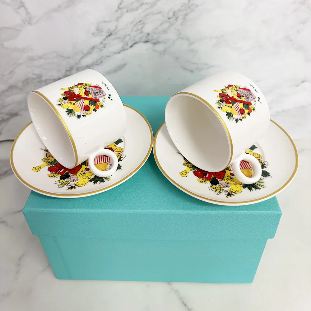 High Quality European Style Classic style Coffee Cups For Couples Tea Cups And Saucers Sets Luxury Gifts
High Quality European Style Classic style Coffee Cups For Couples Tea Cups And Saucers Sets Luxury Gifts