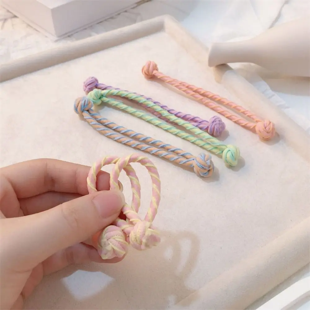 Korean Style Chinese Knot Hair Rope High Elastic Headdress Candy Color Hair Tie Ponytail Holder Rubber Band Female/Girls
Korean Style Chinese Knot Hair Rope High Elastic Headdress Candy Color Hair Tie Ponytail Holder Rubber Band Female/Girls