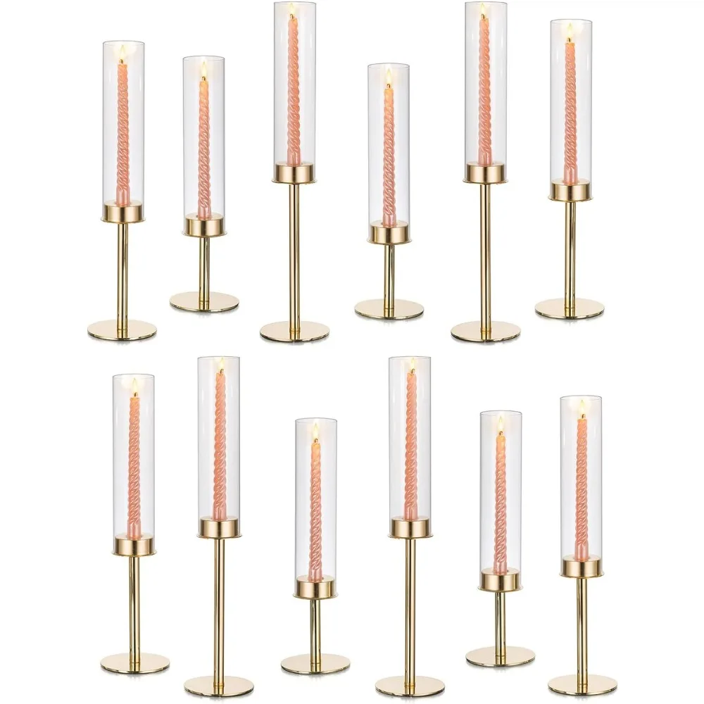 Candlesticks for Candles Fireplace Candle Holder for Table Decoration Modern Candle Holder With Glass Chimney Centerpieces Home 
Candlesticks for Candles Fireplace Candle Holder for Table Decoration Modern Candle Holder With Glass Chimney Centerpieces Home