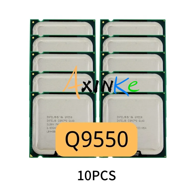 

Процессор Intel Core 2 Quad Q9550, 2,8 ГГц, 4 ядра, 4 потока, 12 МБ, 95 Вт, LGA 775, 10 шт.