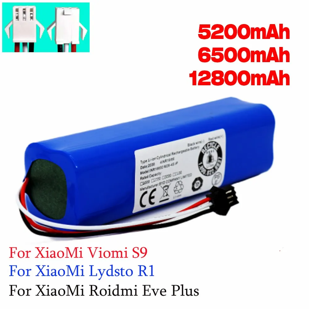 Original Genuine For XiaoMi Lydsto R1 Rechargeable Li-ion Battery Robot Vacuum Cleaner R1 Battery Pack with Capacity 12800mAh
Original Genuine For XiaoMi Lydsto R1 Rechargeable Li-ion Battery Robot Vacuum Cleaner R1 Battery Pack with Capacity 12800mAh
