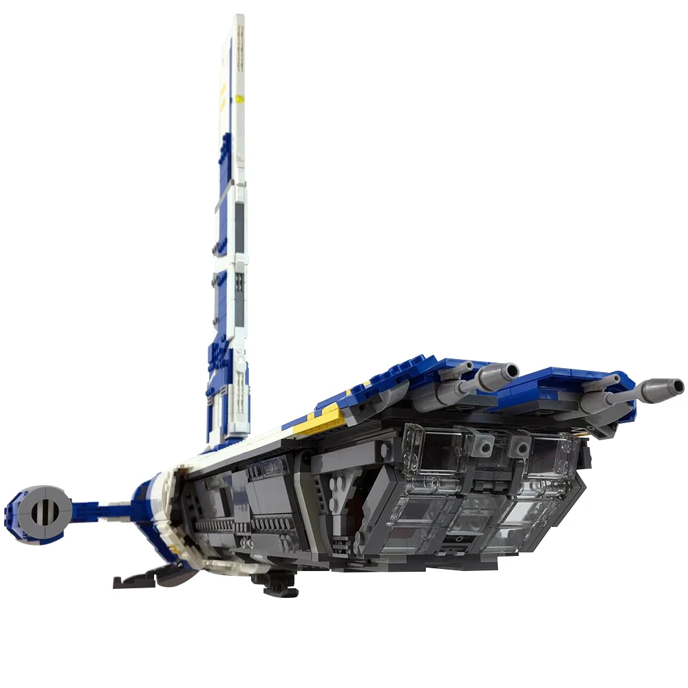 

MOC Space War S-161 Stinger Mantis Luxury Yacht Building Block Set Spaceship Fighter Model Toys for Adults Gifts 2653 PCS