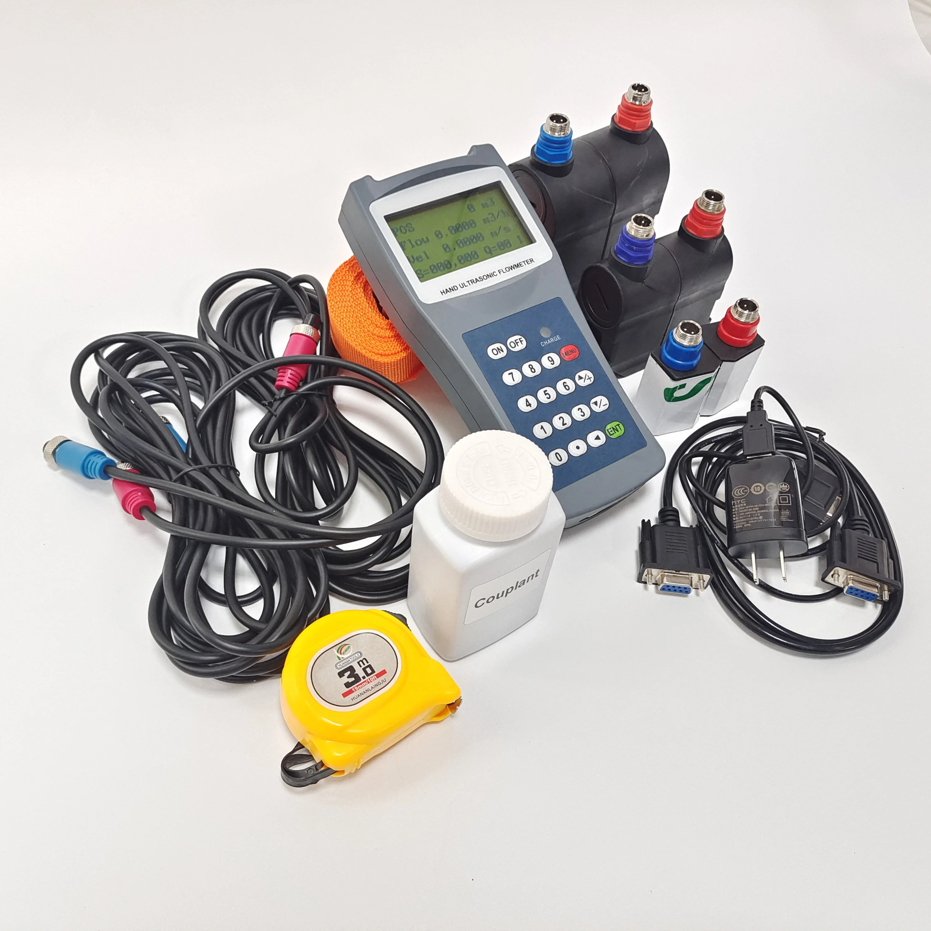 Clamp on Transducer Battery Handhold Handheld RS485 Water Liquid Flow Meter Portable Ultrasonic Flowmeter
Clamp on Transducer Battery Handhold Handheld RS485 Water Liquid Flow Meter Portable Ultrasonic Flowmeter