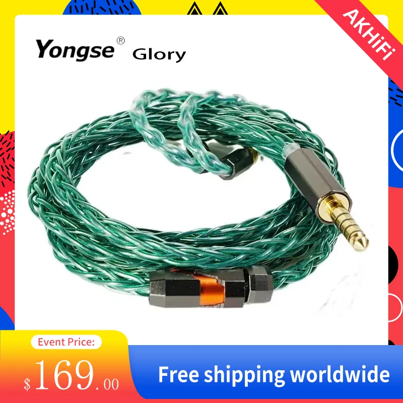 Yongse Glory однокристаллический посеребренный Медный + искусственный обновленный кабель со сменным штифтом (0,78 2pin + MMCX)
Yongse Glory однокристаллический посеребренный Медный + искусственный обновленный кабель со сменным штифтом (0,78 2pin + MMCX)
